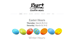 Desktop Screenshot of burtfarmmeats.com